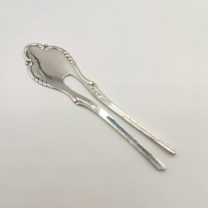 Vintage sterling silver hair pin - Silver Rose Jewellery