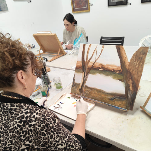 Monday Night Painting in Oils with David Kemp; 2 June  - 7 July ; 6.30pm -9.30pm