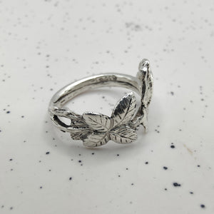 Hildesheim Rose Spoon Ring - Silver Rose Jewellery