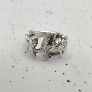 Hildesheim Rose Spoon Ring - Silver Rose Jewellery