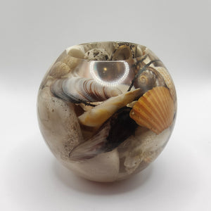 Ocean shells candle holder - Belong Design