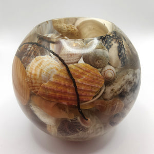 Ocean shells candle holder - Belong Design