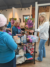 Load image into Gallery viewer, One Day Workshop: Big Blooms Acrylic Painting with Robin Hicks; 2 August 10am -4pm
