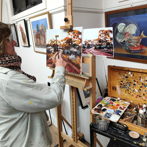 Wednesday Morning Painting with Trevor Newman;  Sept 24 - Oct 22 ; 10am -1pm