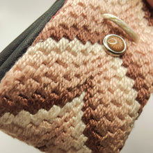 Load image into Gallery viewer, Bargello coin purse - brown - Helen Kuster