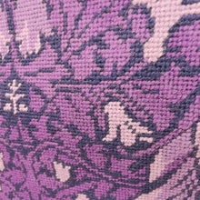 Load image into Gallery viewer, Tapestry zippered purse - Large - Purple - Helen Kuster
