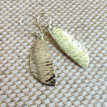 Load image into Gallery viewer, Sterling Silver Spoon Bowl Earrings – Handcrafted &amp; Textured - Silver Rose Jewellery