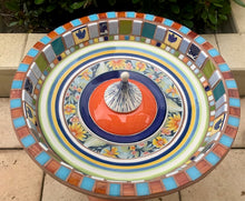 Load image into Gallery viewer, Mosaic Bird Bath on stand - Dianne Averis