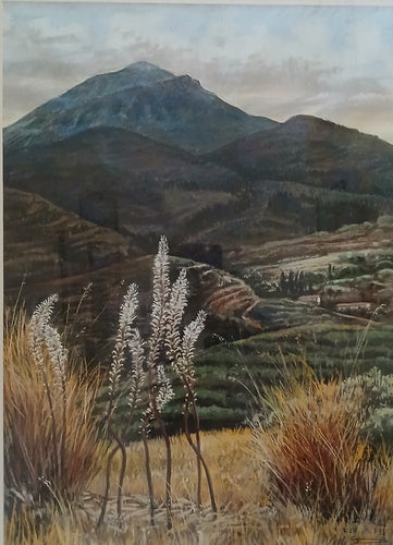 In the shadow of Koskina - pastel - Cathi Steer