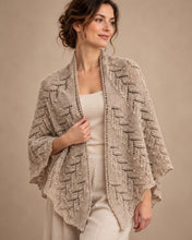 Load image into Gallery viewer, Estonian Shawl with Nupps – Handspun &amp; Hand Knitted - Gaye Becis