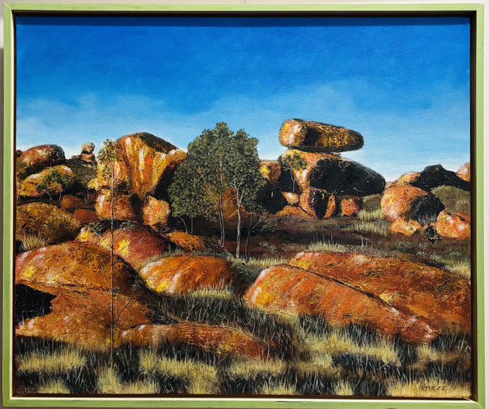 Karlu Karlu #1 - Oil on canvas - Rodney Kirk