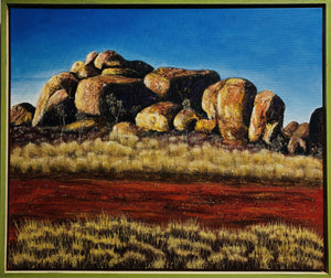 Karlu Karlu #2 - Oil on canvas - Rodney Kirk