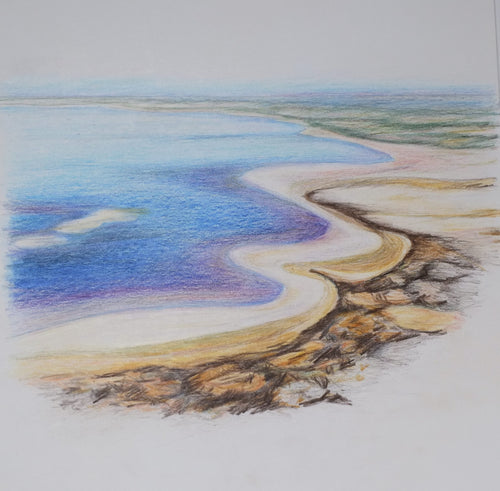 Greeting Card - Lake Ayre, Kati Thanda - Erica McNicol