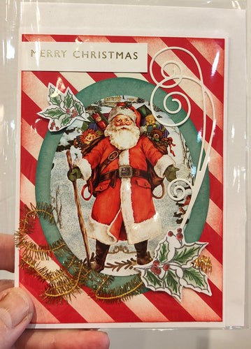 Christmas Card - Merry Christmas Santa- Kaye Esplin
