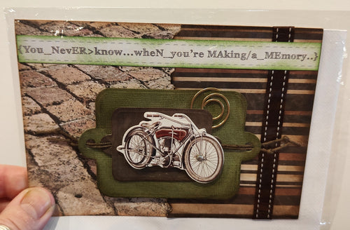 Greeting card - Making a memory - Kaye Esplin