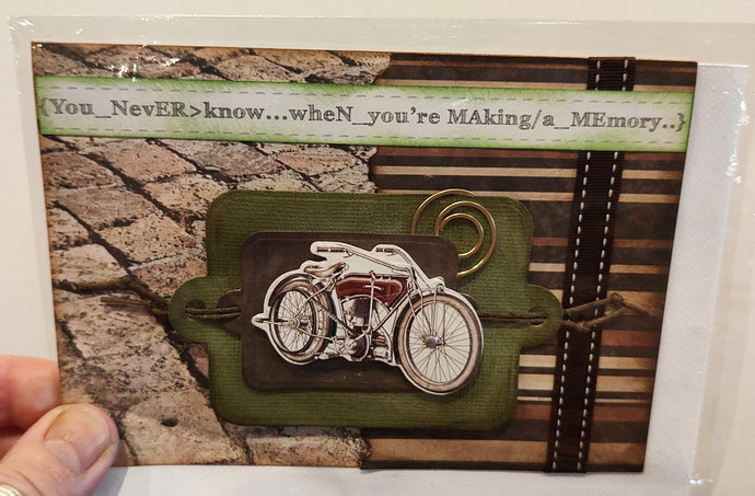 Greeting card - Making a memory - Kaye Esplin