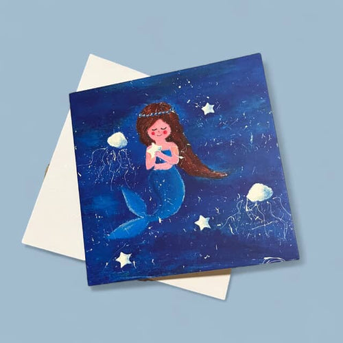 Greeting Card - Mermaid - Kendra Chang