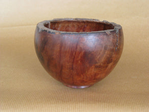 Old Redgum - deep bowl with original post surface edge - Neil Strong
