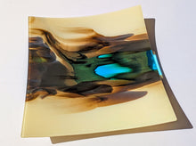 Load image into Gallery viewer, Python Pool - glass platter - Christine Byrne