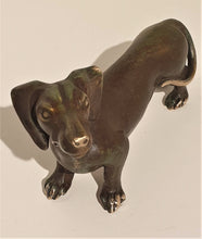 Load image into Gallery viewer, Bronze sculpture -Sausage Dog (Medium) -26/50 -  Silvio Apponyi