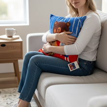 Load image into Gallery viewer, Inner Child Series Cushion Cover - Good Night Eddie Bear