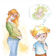 Load image into Gallery viewer, We&#39;re getting a new baby (girl version) -  Yasmin Bastouil