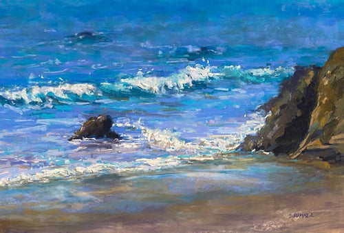 Shimmering Tide - pastel - Janette Humble