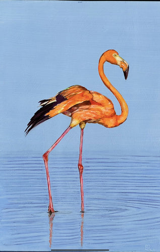 Stillness - Acrylic on wooden panel - Evelynne Richardson