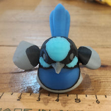 Load image into Gallery viewer, Articulated 3D printed Superb Fairy Wren