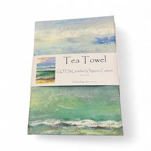 Organic cotton tea towel - Port Willunga