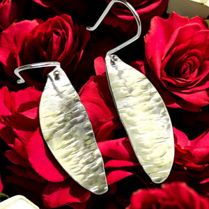Sterling Silver Earrings – Handcrafted & Textured