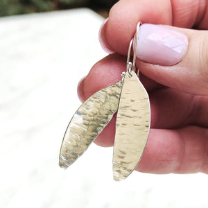 Sterling Silver Earrings – Handcrafted & Textured