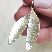 Load image into Gallery viewer, Sterling Silver Earrings – Handcrafted &amp; Textured
