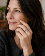 Load image into Gallery viewer, TH Marthinsen Vintage Norwegian Silver Ring - Silver Rose Jewellery