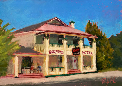 The Bedford hotel - pastel - Susan Penfold