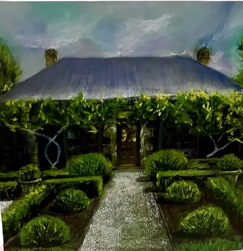 Greeting Card - The Old Rectory - Kendra Chang