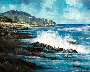 Towards Rosetta Head,  Fleurieu Peninsula, SA - Acrylic on canvas- Chris Badenoch