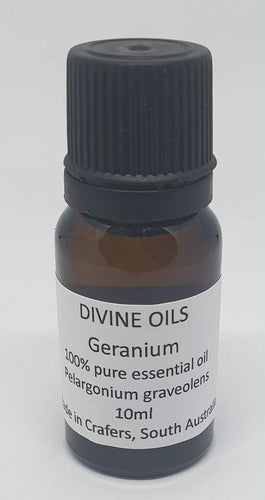 Geranium 100% Essential Oil 10ml - Divine Oils
