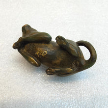 Load image into Gallery viewer, Miniature Bronze Sculpture - Cat Sitting- 7/50 by Silvio Apponyi
