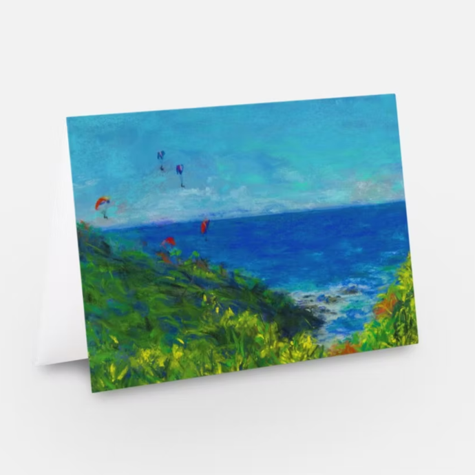 Greeting card - Hills and Coast - Kendra Chang