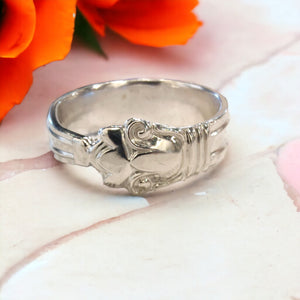 Manchester - Copenhagen spoon ring - size W - Silver Rose Jewellery