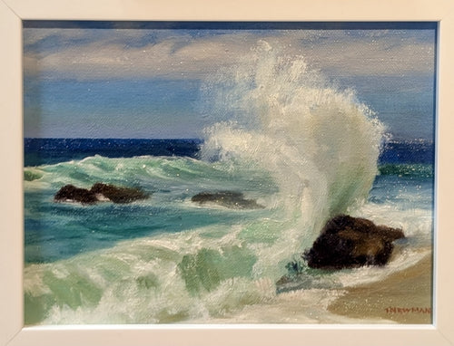 Crashing wave - Oil- Trevor Newman