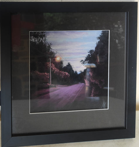 Evening Glow - Soft pastel on card - Julianne Caville