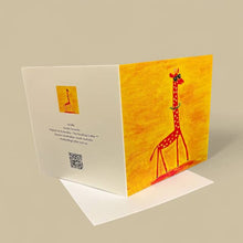 Load image into Gallery viewer, Greeting Card - Giraffe - Kendra Chang