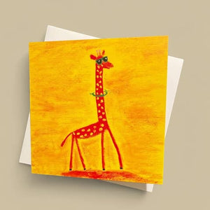 Greeting Card - Giraffe - Kendra Chang