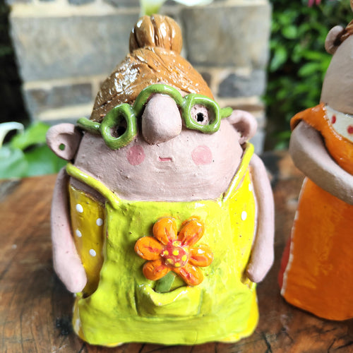 Whimsy Folk - Petal Pockets - Sculptural Ceramics - Lynne Asquith