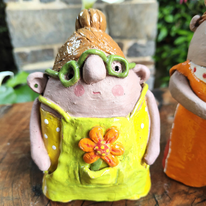 Whimsy Folk - Petal Pockets - Sculptural Ceramics - Lynne Asquith