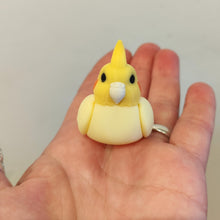 Load image into Gallery viewer, Articulated 3D printed Gold Cockatiel