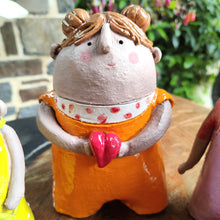 Load image into Gallery viewer, Whimsy Folk - Tilly Tenderheart - Sculptural Ceramics - Lynne Asquith