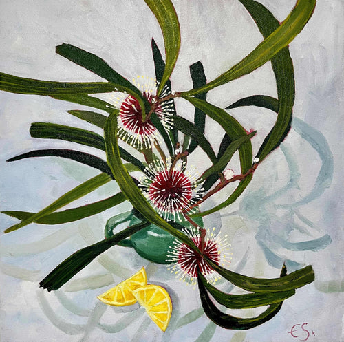Hakea, Lemon and Marissa’s Jug - Oil on canvas - Emma Swift Kirkman